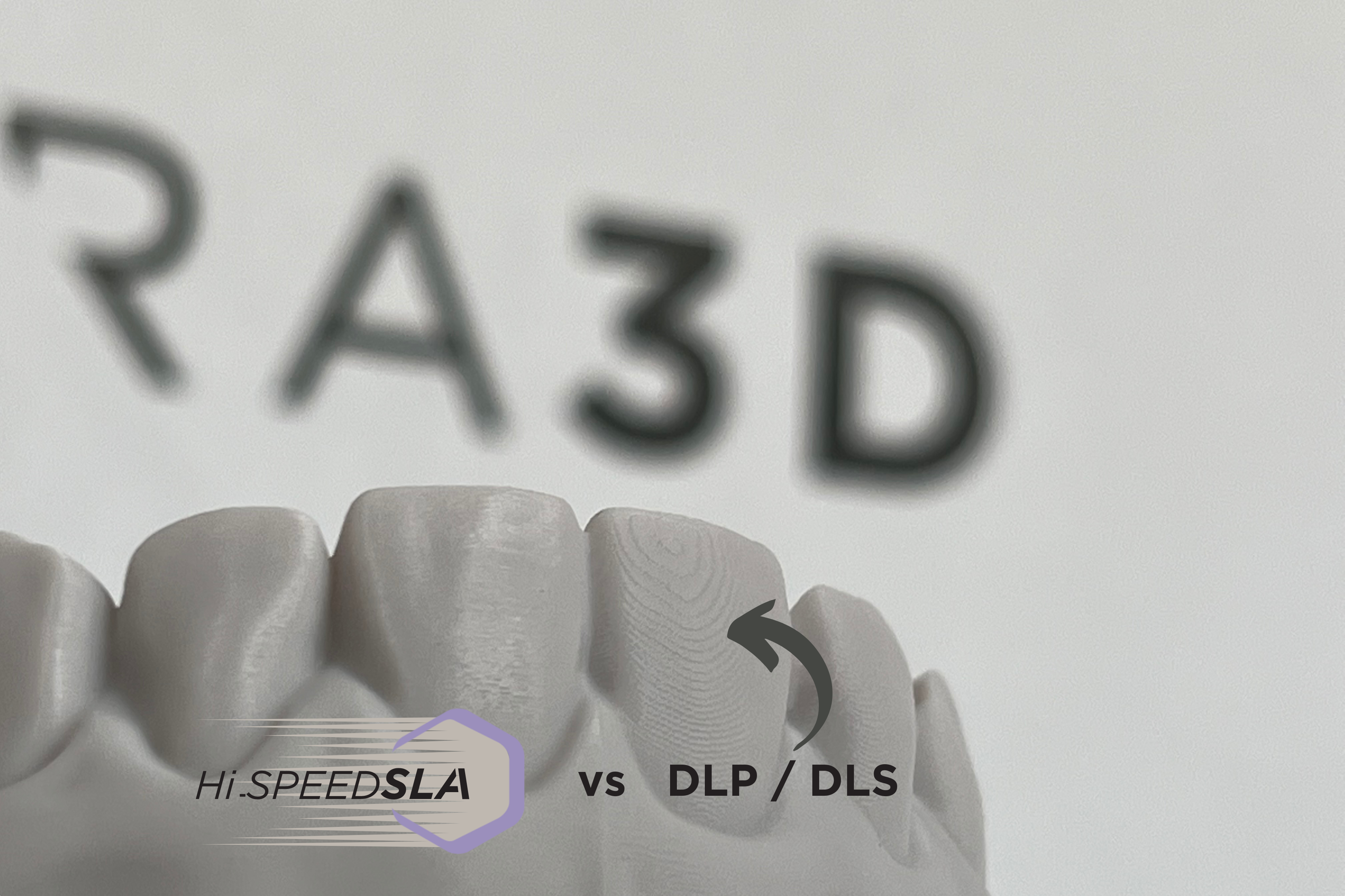 Hi-Speed SLA vs. DLP Dental – 117 Aligner-Modelle pro Schicht